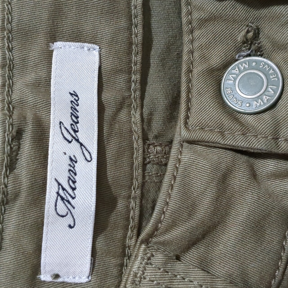 Mavi Jeans IVY  Mid-Rise slim Cargo colo Green Size 24 - Picture 4 of 9